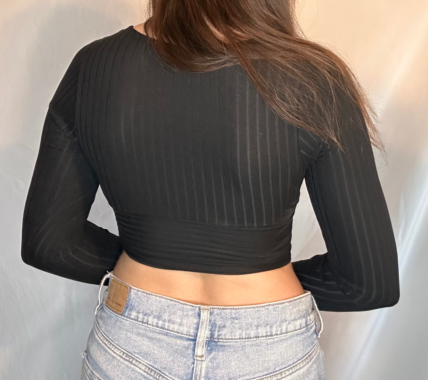 Ribbed Waist Band Long Sleeve